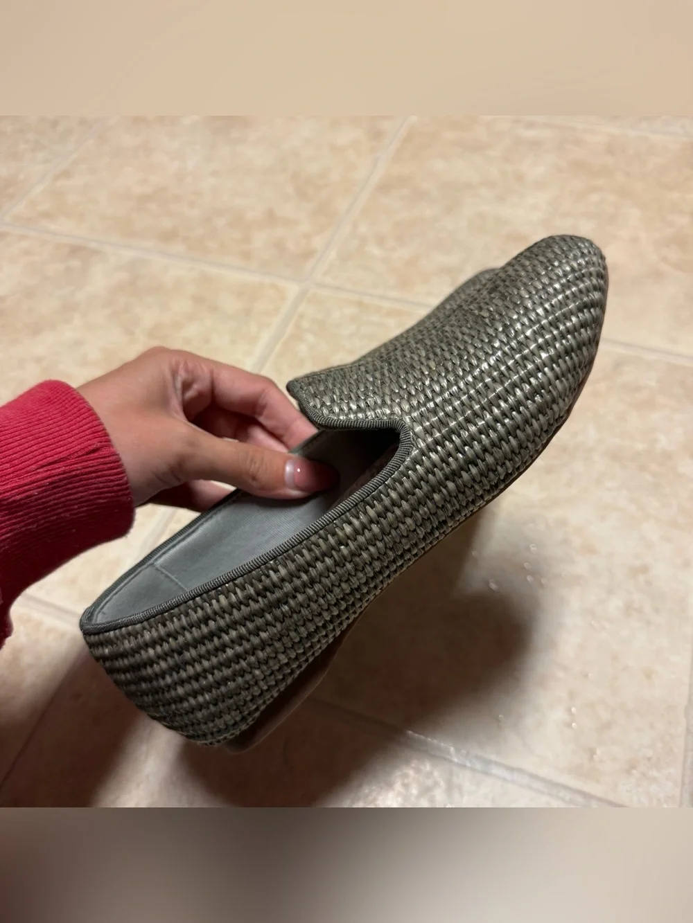 Birdies The Starling Raffia Loafers in Seafoam Size 5.5